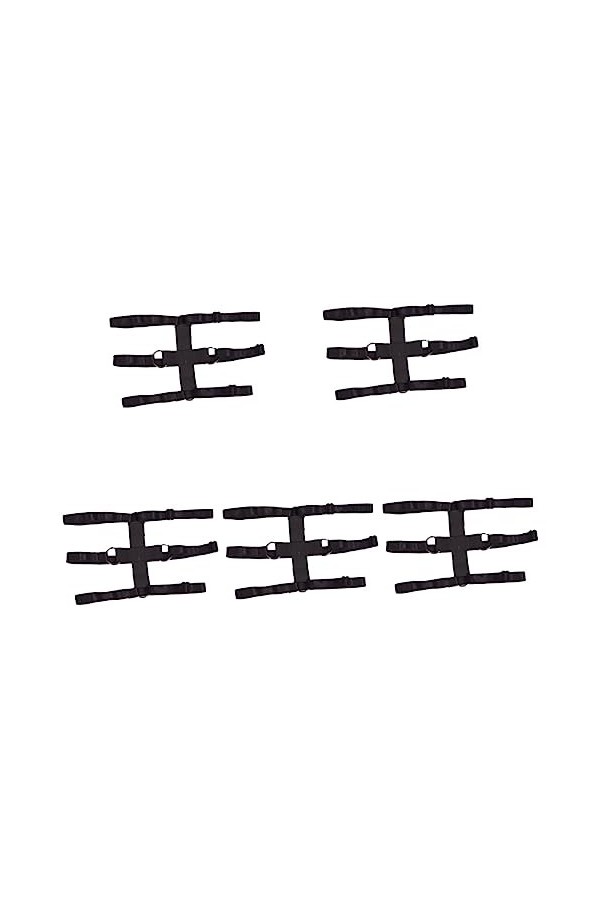 Abaodam 5 Pièces Anneau De Jarretière Bande De Lingerie Jambe Harnais De Jambe Réglable Ceintures Danneau De Jambe Porte-Jar