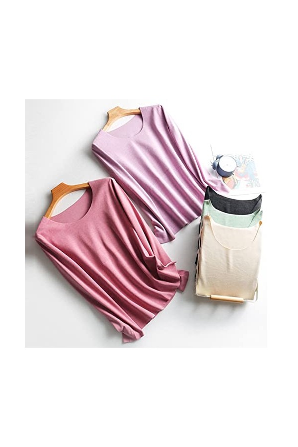 VEMOW & Pants Top Thermal Stretch Color Underwear Womens Solid Set Brassière Fermeture Devant Post Opératoire