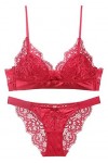 Aux Femmes Ensembles de Lingerie Faire Monter Broderie Ensemble de Soutien-gorge et de Culotte pour Femmes Dentelle Sexy Sout