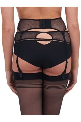 Passionata Olivia Porte-jarretelles taille haute doublé Noir Lingerie, noir, Small