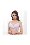 PBLCYUT Vêtements Infirmiers filants en Coton Allaitement Soutien-Gorge for Femmes Enceintes Bands Size : 40, Color : Pink 