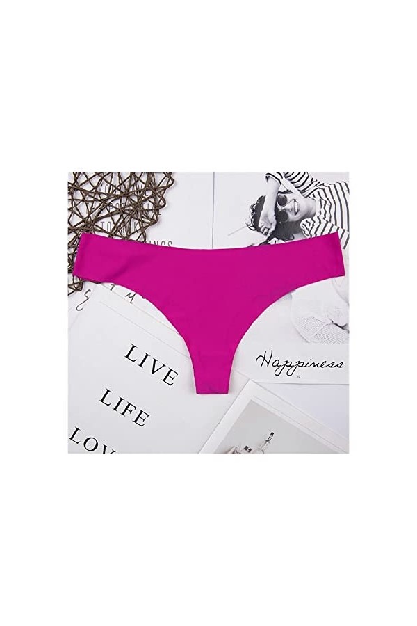 PBLCYUT Femmes G-String Interest Sexy Sexnemless Leopard Dames poteries Lingerie Bikini pantwear Pantalon String intimawear 