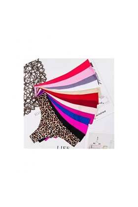 PBLCYUT Femmes G-String Interest Sexy Sexnemless Leopard Dames poteries Lingerie Bikini pantwear Pantalon String intimawear 