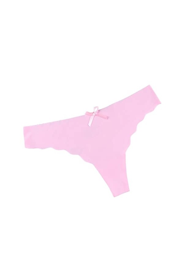 XKUN Culotte Femme Silk Sexy Sexy Womens Thong G String Samless Pantes Low Taille Dames T Back Comfort Lingerie Womens Ling