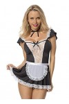 UIVHLW Lingerie De Nuit Uniforme De Séduction De Femme De Chambre Cosplay Sexy