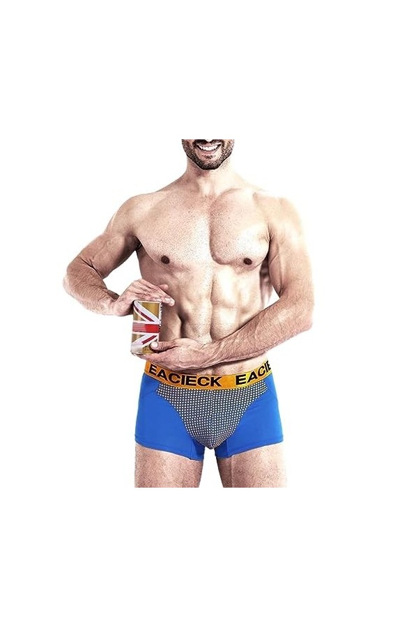 MECKOZ Magnetic Therapy Energetic Men Underwear sous-vêtements Énergiques pour Hommes Caleçon Dagrandissement Physiologique