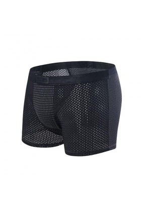 3 Paquets sous-vêtements de Thérapie Magnétique pour Hommes Caleçon Tourmaline Health Care Short Modal Respirant en Maille Am
