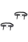 GALPADA 2 Pièces Cuissardes Coeur en Cuir Anneau De Cuisse Punk Coeur Cuisse Jarretière Jarretelles Ceinture Cuissarde Faisce