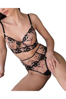 EESLL Ensemble de sous-vêtements Lingerie for Femmes Ensemble Dentelle Dentelle Body fée Robe Cosplay Une pièce Dentelle Nuis