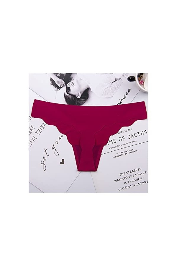 PBLCYUT Femmes G-String Interest Sexy Sexnemless Leopard Dames poteries Lingerie Bikini pantwear Pantalon String intimawear 