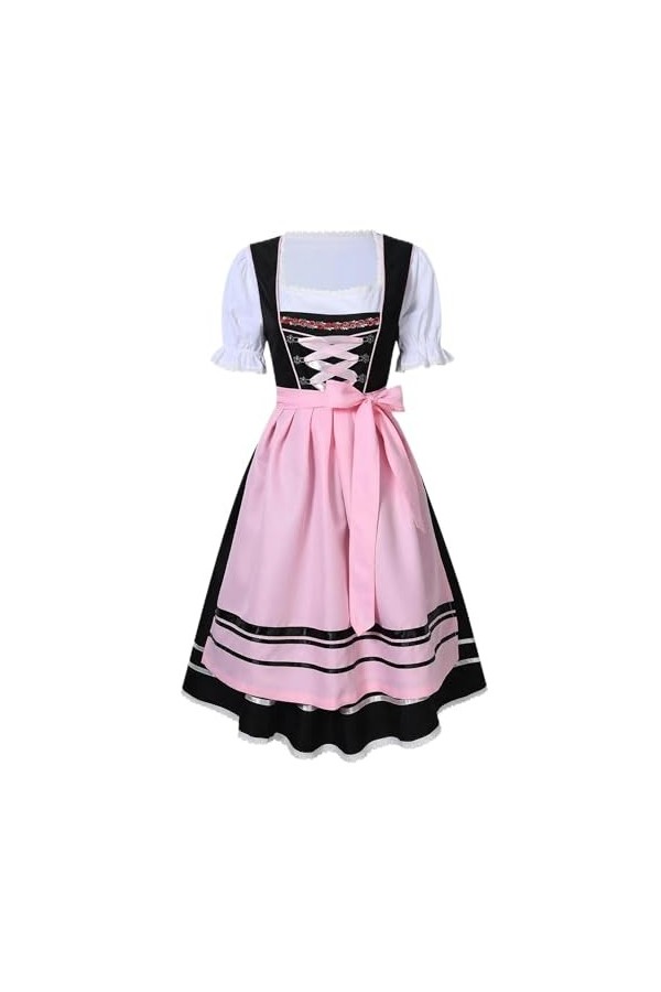 mingxinshangdian Costume dOktoberfest de Grande Taille pour Fille de bière Bavaroise, Costume de Femme de Chambre Allemande,