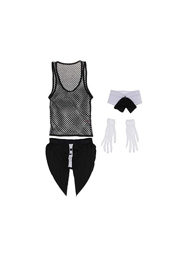 harayaa Men Jeu Costume String Bar Outfit Set