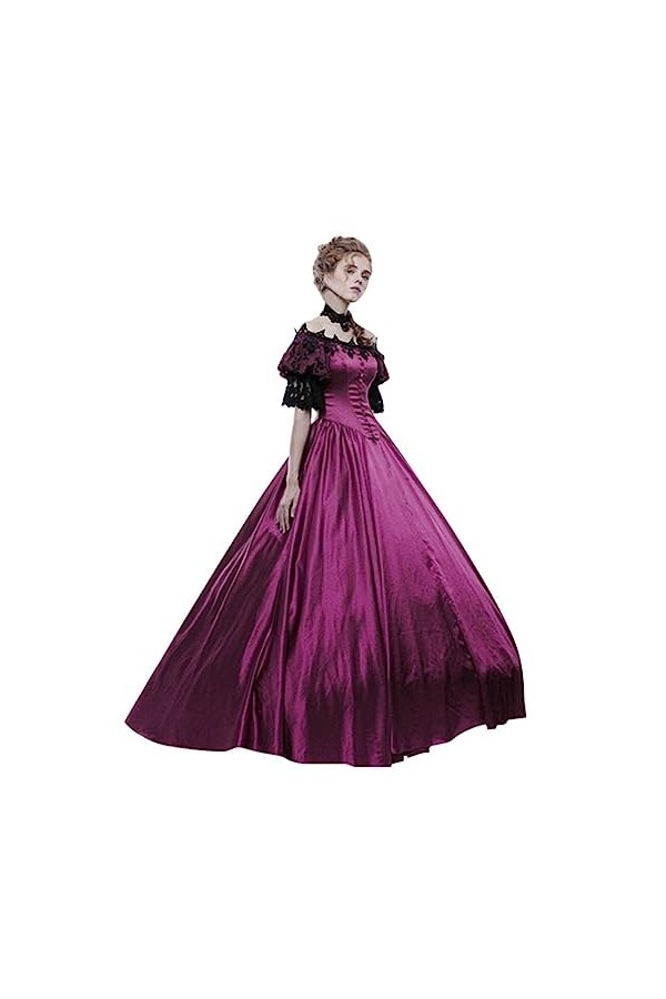 TWIOIOVE Neferpitou Costume de cosplay pour femme - Sexy - Longue corne - Manches creuses - Robe de cosplay - Robe de princes