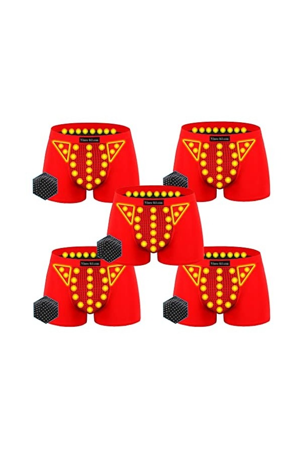 XSION Magnétothérapie Pour Hommes Sous-vêtements De Soins De Santé Culottes Élastiques Boxer Souple Boxer Elargissement Paque