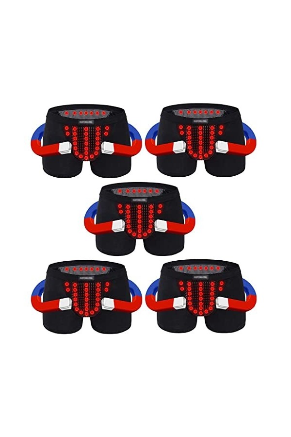 XSION Paquets De 3/5 Sous-vêtements Dagrandissement Pour Hommes Thérapie Magnétique Soins De Santé Caleçon Boxeur Améliorati