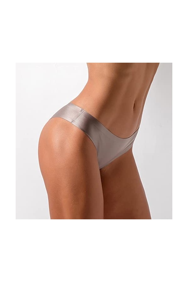 Bas de Maillots Femme 3/6 pièces Culottes Femmes Glace Soie sans Couture Taille Basse Sexy Une pièce Grande Taille Femmes Cot