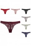 Culotte 3/5/7 pièces Creux Transparent Tentation Dames String Sexy Dentelle Taille Basse T Pantalon Coton Entrejambe Dames Sl