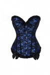 YUANYUAN520 Femmes Sexy Dentelle Rouge Bustier Femme Élastique os Supérieur Steam Punk Plus Taille Corset Top for Femmes Club
