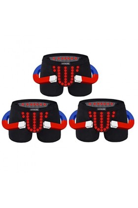 XSION Paquets De 3/5 Sous-vêtements Dagrandissement Pour Hommes Thérapie Magnétique Soins De Santé Caleçon Boxeur Améliorati