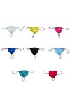 SUPERCH 8 pcs Gay sous-Vêtements String G String Sexy Hommes T-Back Jockstrap Low Rise Slip Pénis Poche Culotte Lingerie Homb