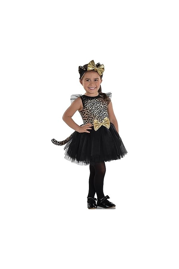 amscan-Costume de chat mignon 2T | Multicolore | 1 pièce, 8408473