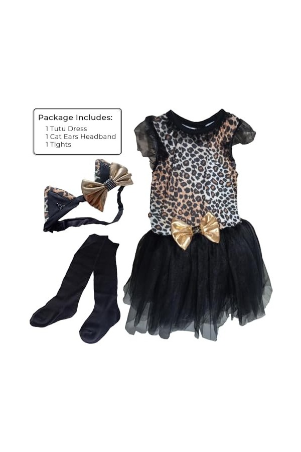 amscan-Costume de chat mignon 2T | Multicolore | 1 pièce, 8408473