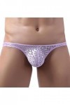 Culotte Sous-vêtements sexy et respirant pour homme Taille basse pour homme Violet Taille M