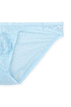 Culotte Sous-vêtements sexy et respirant pour homme - Taille basse - Taille basse - Taille XL - Blanc