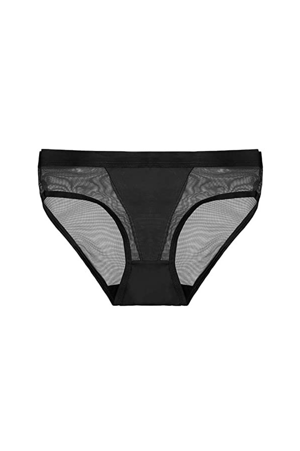 Culotte ouverte pour femme - Thong brésilien - Culotte ouverte - Taille en V - String sexy - Culotte en coton stretch - Culot