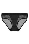 Culotte ouverte pour femme - Thong brésilien - Culotte ouverte - Taille en V - String sexy - Culotte en coton stretch - Culot