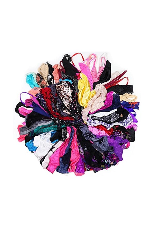 String en Maille Femme 5/10 Morceaux De Divers Longerons Et G De Cordes Culottes Femmes Culottes Féminines Thongs pour Femmes