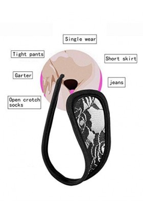 AleXanDer1 Culotte en Dentelle Femmes Sexy sous-vêtements Invisible évider Culottes C-String G-String Corsaire C Forme String