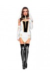 Tenue Sexy Femme Noir Blanc Sexy Nonne Sœur Costume Vierge Marie Nonnes Costumes Adultes Femmes Halloween Cosplay Robe De Soi