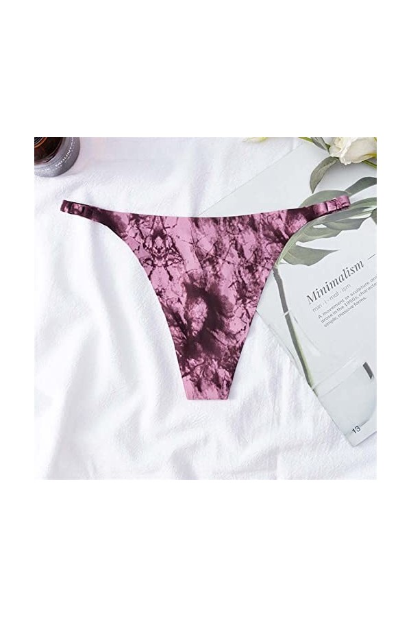 Culottes et Slips Slip Femme Comfort Knickers 3 pièces glace soie sans couture sous-vêtements femmes Sexy taille basse string