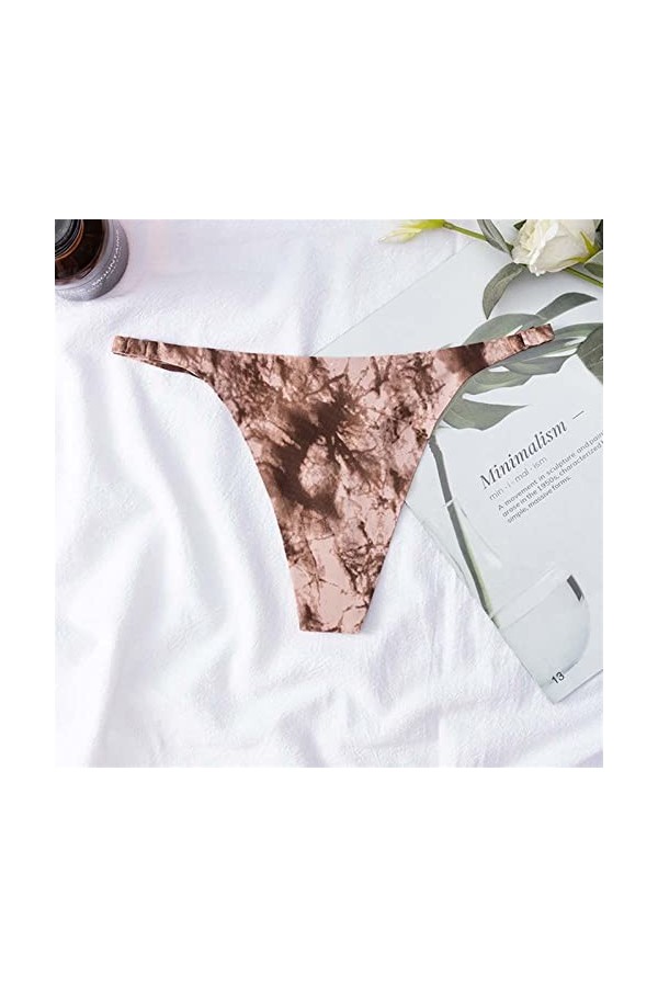 Culottes et Slips Slip Femme Comfort Knickers 3 pièces glace soie sans couture sous-vêtements femmes Sexy taille basse string