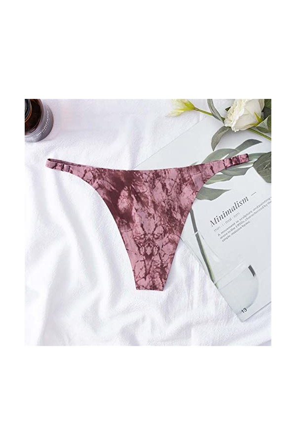 Culottes et Slips Slip Femme Comfort Knickers 3 pièces glace soie sans couture sous-vêtements femmes Sexy taille basse string