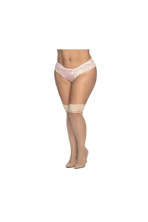 Mapale 1101X Cuissardes en maille, nude, taille unique plus