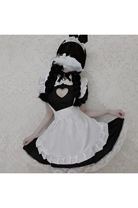 SEXYSY Lolita Chat Femme de Chambre servante Uniforme discothèque Cosplay Japonais Chaud Costume Nuisette Robe érotique Linge