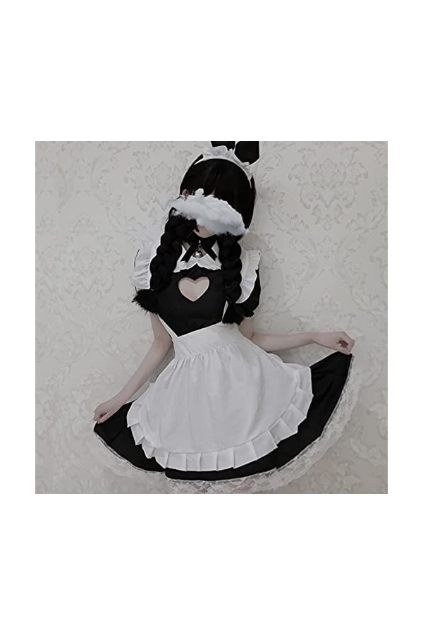 SEXYSY Lolita Chat Femme de Chambre servante Uniforme discothèque Cosplay Japonais Chaud Costume Nuisette Robe érotique Linge