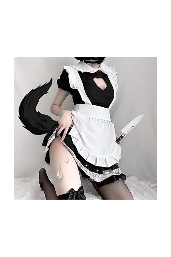 SEXYSY Lolita Chat Femme de Chambre servante Uniforme discothèque Cosplay Japonais Chaud Costume Nuisette Robe érotique Linge