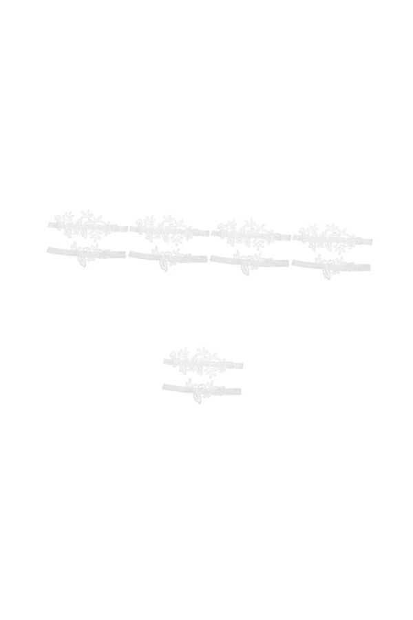 Abaodam 5 Ensembles Anneau De Jarretière Porte-Jarretelles Rouge Strass De Mariage Noeud De Jarretière De Mariage Jarretière 