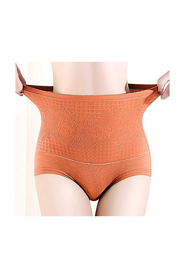 BKSCAYXS Sous-vêtements sexy pour femme - Doux - Taille haute - Culotte souple - Culotte extensible - Culotte érotique en den