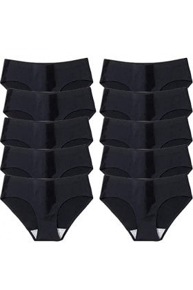 SARGE 10 pièces/Ensemble sans Couture Femmes Culottes Lingerie Confortable Grande Taille sous-vêtements Respirant Confortable