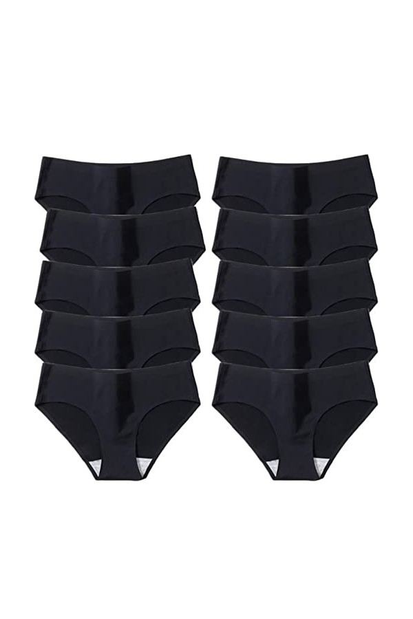 SARGE 10 pièces/Ensemble sans Couture Femmes Culottes Lingerie Confortable Grande Taille sous-vêtements Respirant Confortable