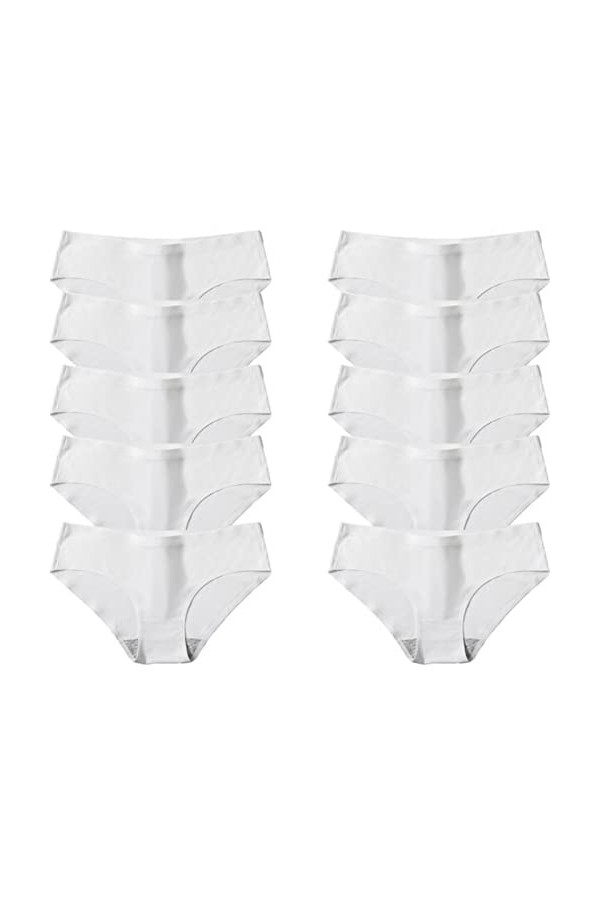 SARGE 10 pièces/Ensemble sans Couture Femmes Culottes Lingerie Confortable Grande Taille sous-vêtements Respirant Confortable