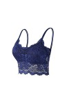 PBLCYUT Nouvelles Femmes Lacets de Lacets Top Bralette Confortable Couleur Unie Sexy sous-vêtements Sexy Bands Size : S M 70