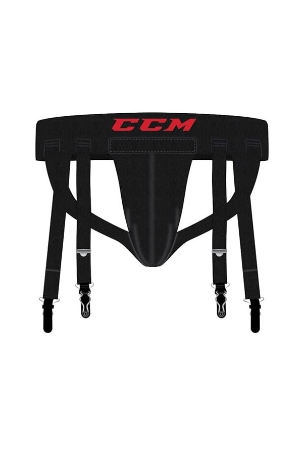 CCM S21 Jock Combo Jock Combinaison suspensoir pour enfant Noir