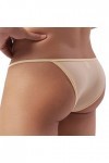 sous-Vêtements en Coton Respirant pour Hommes Mini String Hommes Sexy Culotte Taille Basse t-Back sous-vêtements Bikini Slips