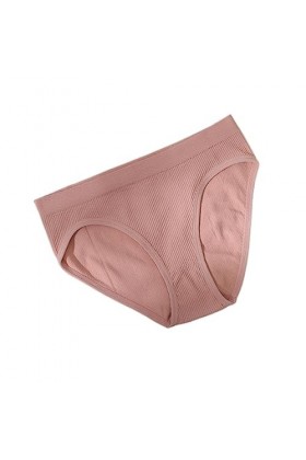 RUDDOG Culotte Femme 3Pc / Coton Culotte Femme Lingerie Femelle Samis Softs Élastiques Burs À Culotte Intime Femme-Coral Red,