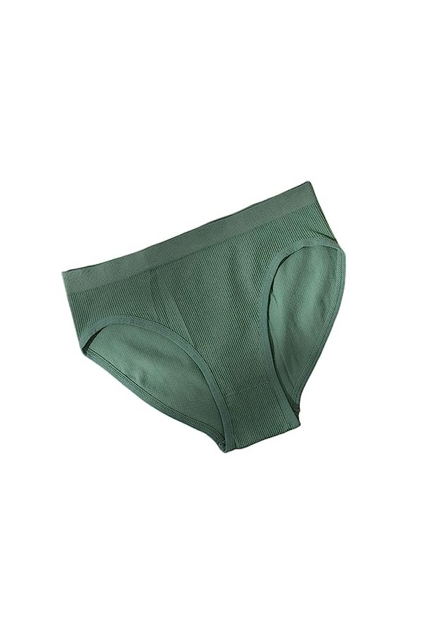 RUDDOG Culotte Femme 3Pc / Coton Culotte Femme Lingerie Femelle Samis Softs Élastiques Burs À Culotte Intime Femme-Coral Red,